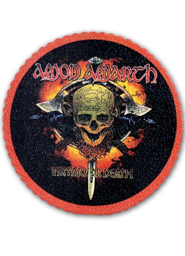 Кожаная нашивка Amon Amarth - фото 1 - rockbunker.ru