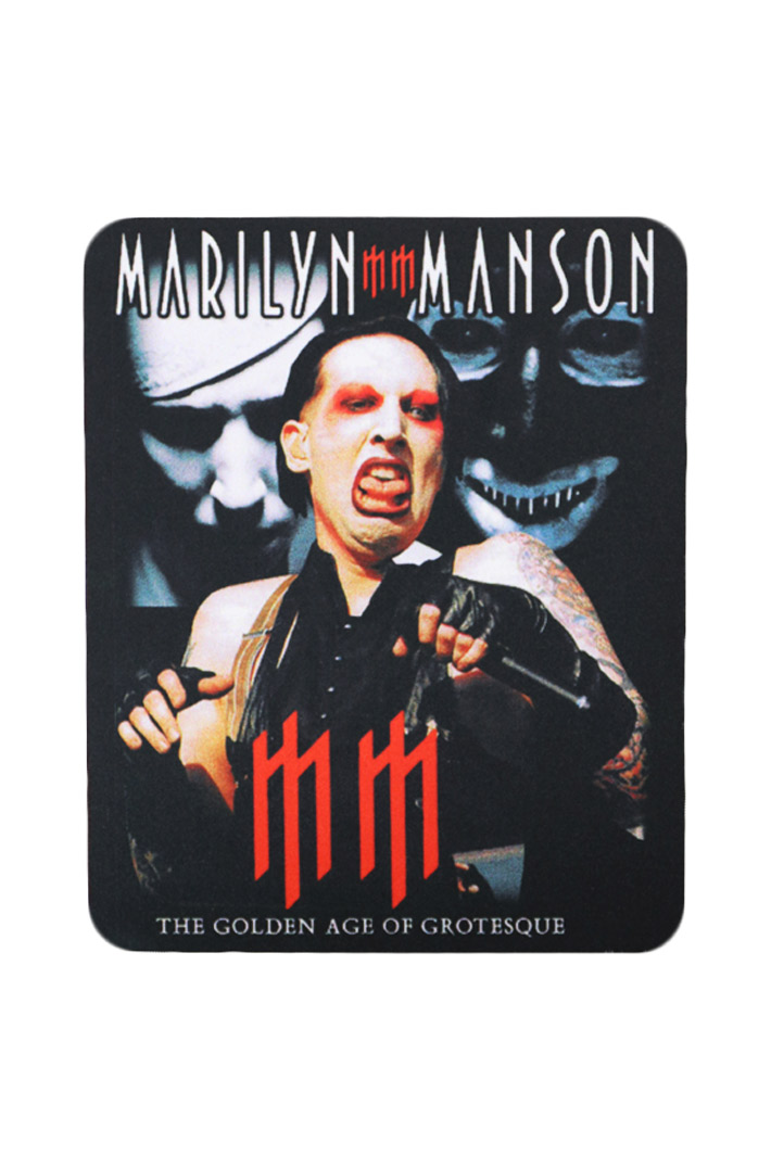 Коврик для мыши Marilyn Manson - фото 1 - rockbunker.ru