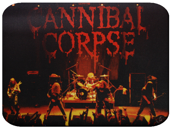 Коврик для мыши RockMerch Cannibal Corpse - фото 1 - rockbunker.ru