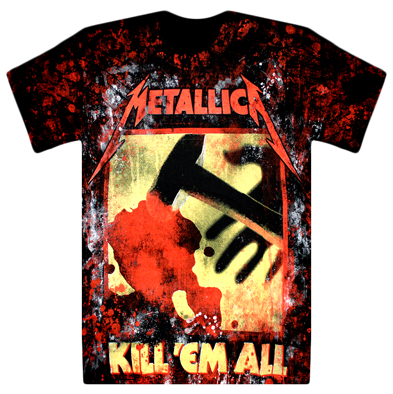 Футболка Metallica Kill Em All - фото 1 - rockbunker.ru