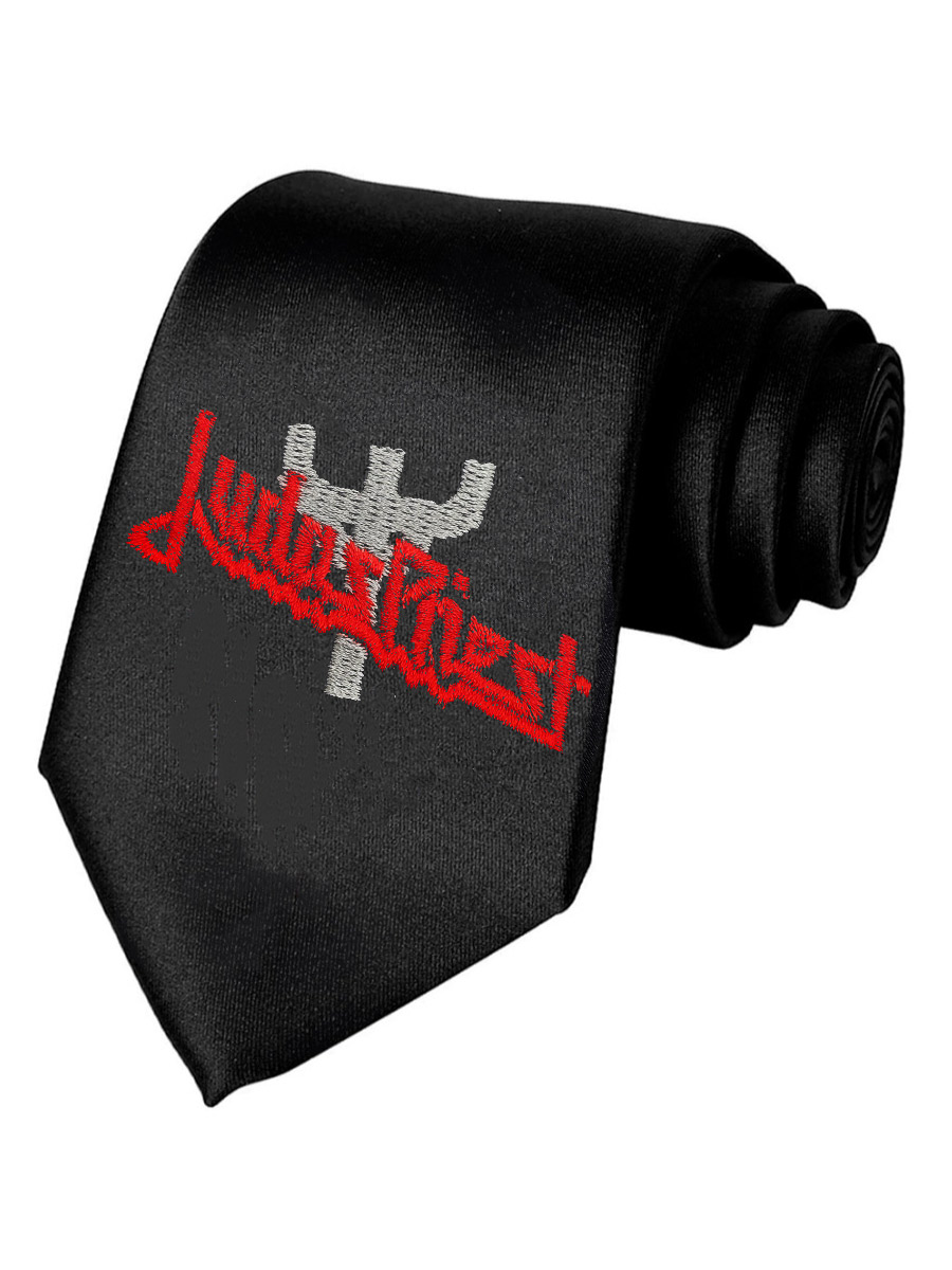 Галстук Judas Priest - фото 1 - rockbunker.ru