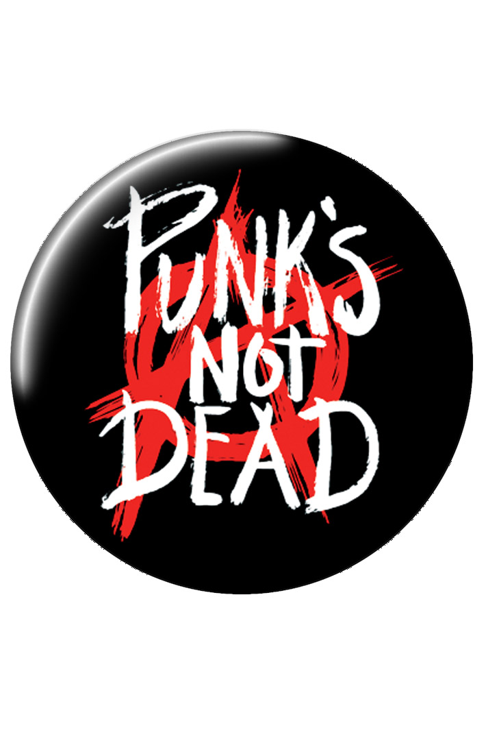 Значок RockMerch Punks not Dead - фото 1 - rockbunker.ru