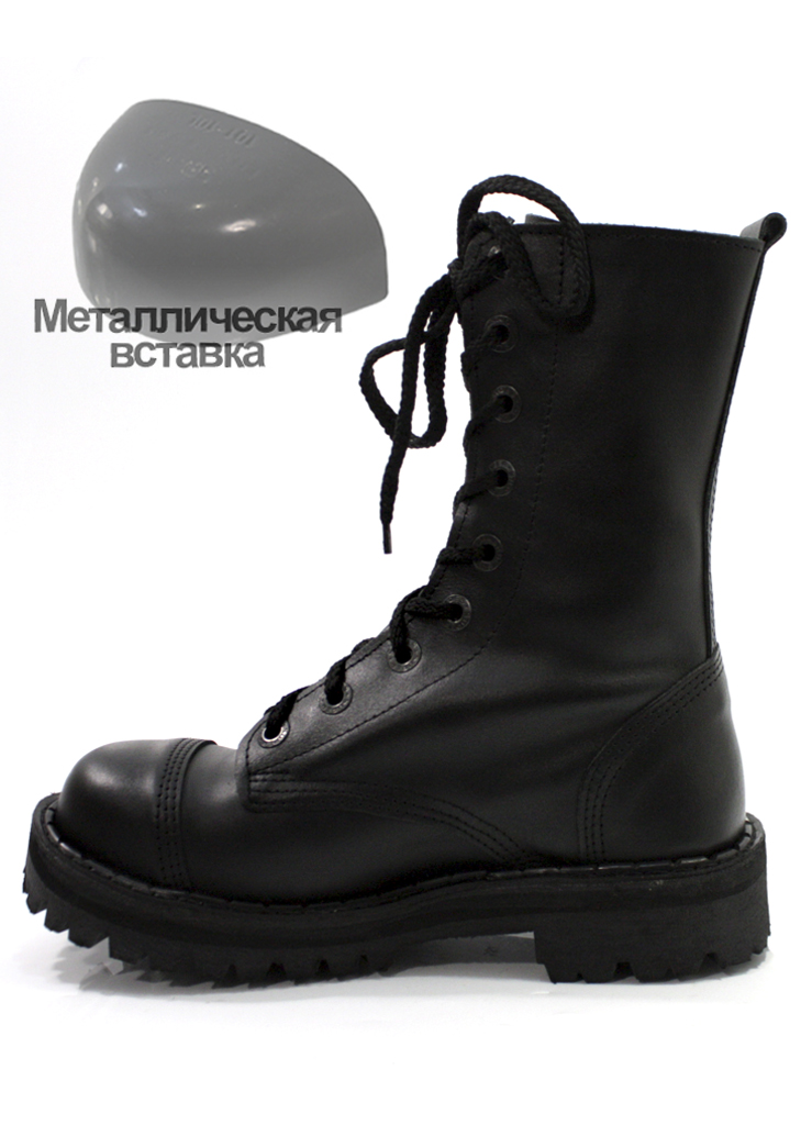 Ботинки высокие Ranger Black 9 колец - фото 2 - rockbunker.ru