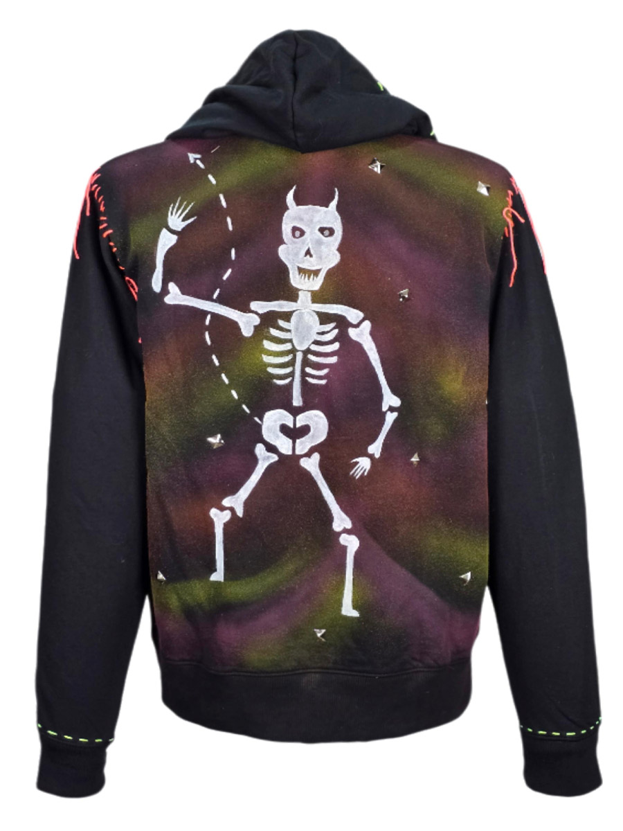 Толстовка кастомная Bones - фото 2 - rockbunker.ru