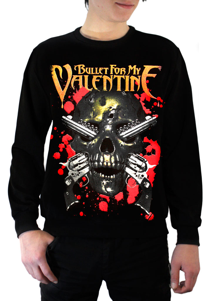 Свитшот RockMerch Bullet For My Valentine мужской - фото 1 - rockbunker.ru