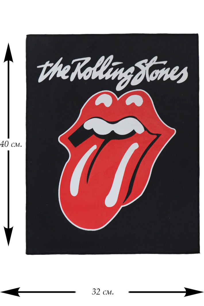 Нашивка The Rolling Stones - фото 1 - rockbunker.ru