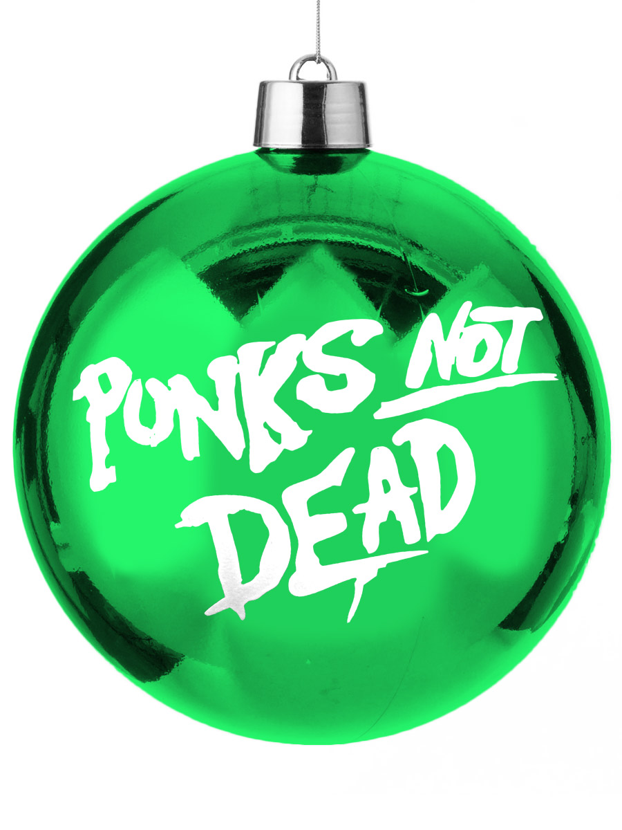 Елочный шар RockMerch Punks Not Dead - фото 1 - rockbunker.ru