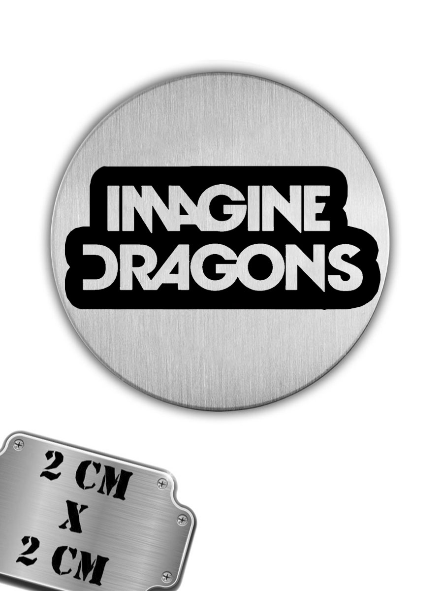 Значок-пин Imagine Dragons - фото 1 - rockbunker.ru