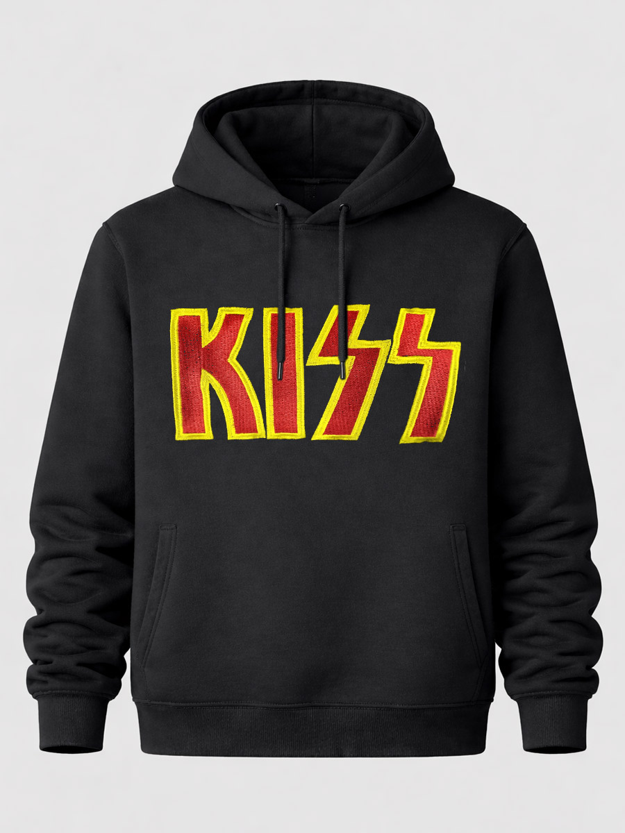 Толстовка RockMerch Kiss - фото 1 - rockbunker.ru