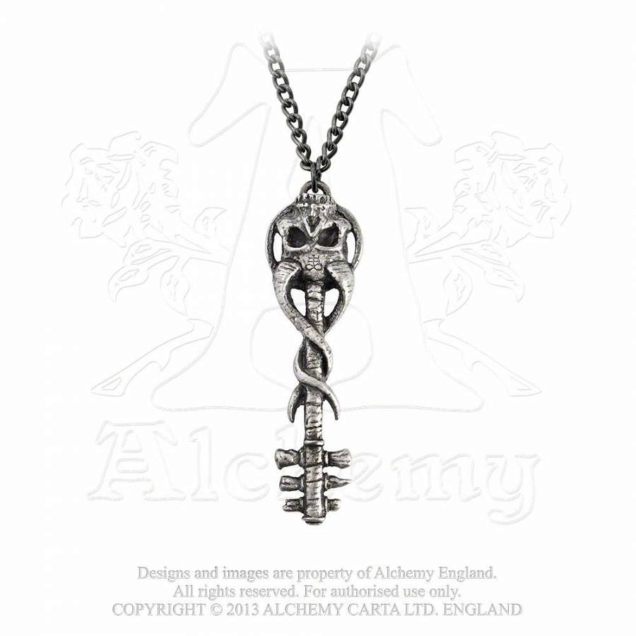 Кулон Alchemy Gothic P709 Satans Key To Hell - фото 1 - rockbunker.ru