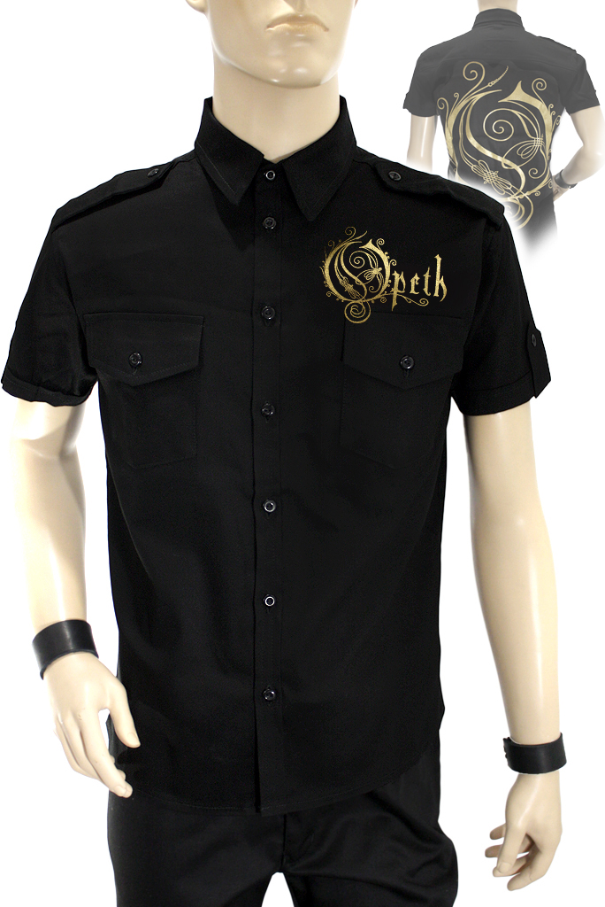 Рубашка с коротким рукавом Opeth - фото 1 - rockbunker.ru