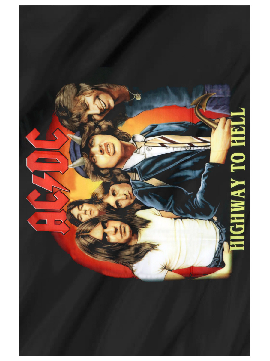 Флаг AC DC Highway To Hell - фото 1 - rockbunker.ru