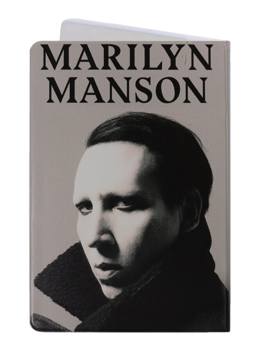 Обложка на паспорт RockMerch Marilyn Manson - фото 2 - rockbunker.ru