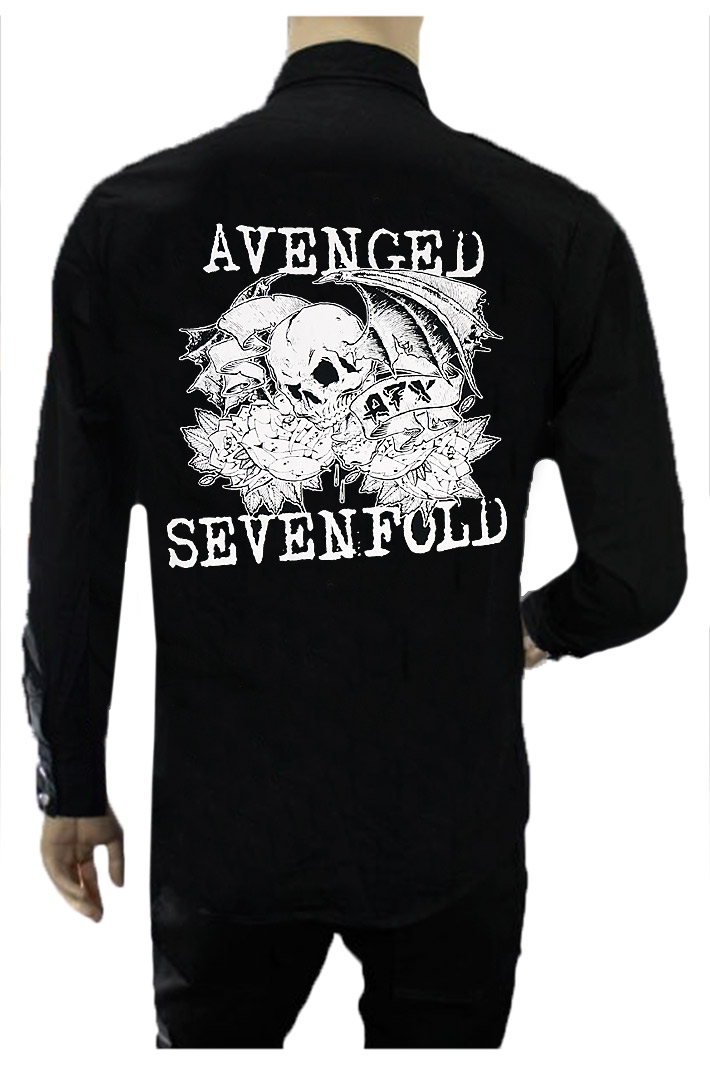 Рубашка Avenged Sevenfold - фото 2 - rockbunker.ru
