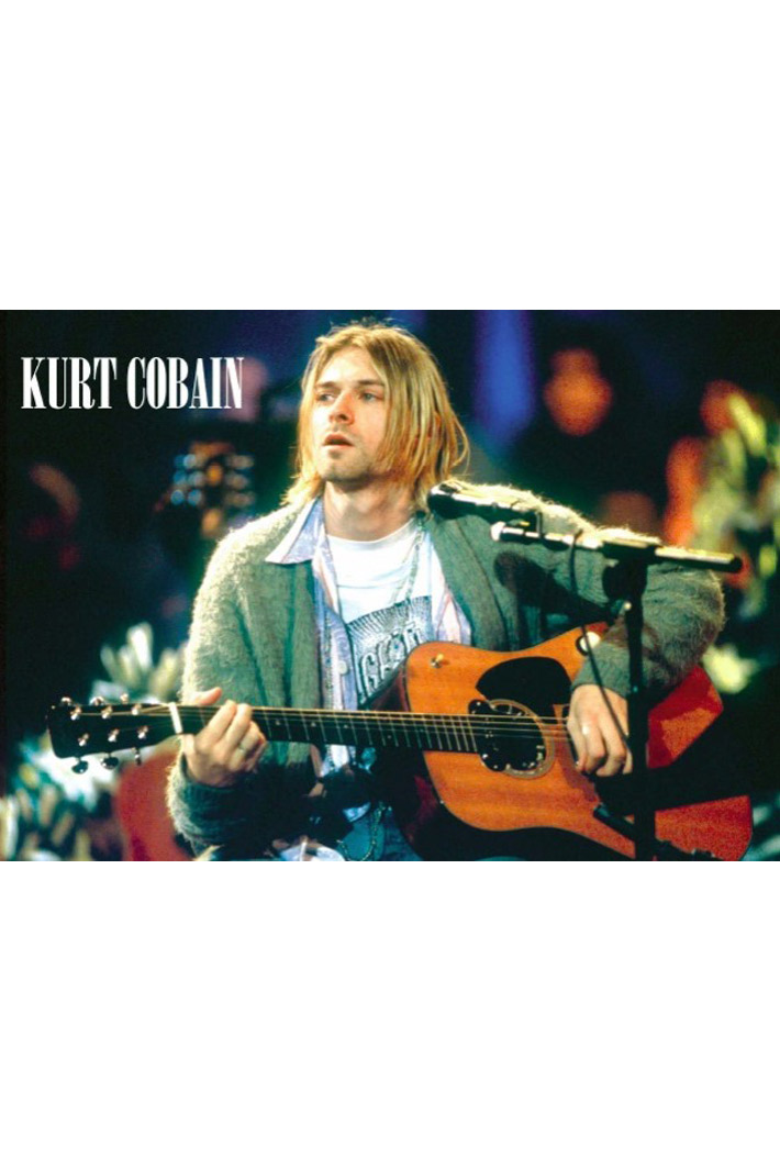 Плакат Kurt Cobain - фото 2 - rockbunker.ru