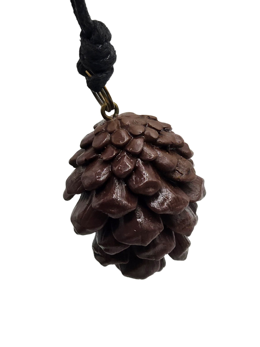 Кулон Шишка сосновая открытая - фото 1 - rockbunker.ru