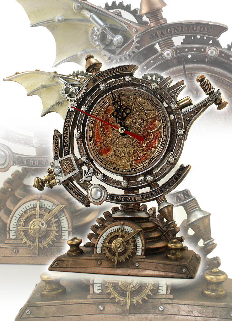 Настольные часы Alchemy Gothic V15 The Stormgrave Chronometer - фото 1 - rockbunker.ru