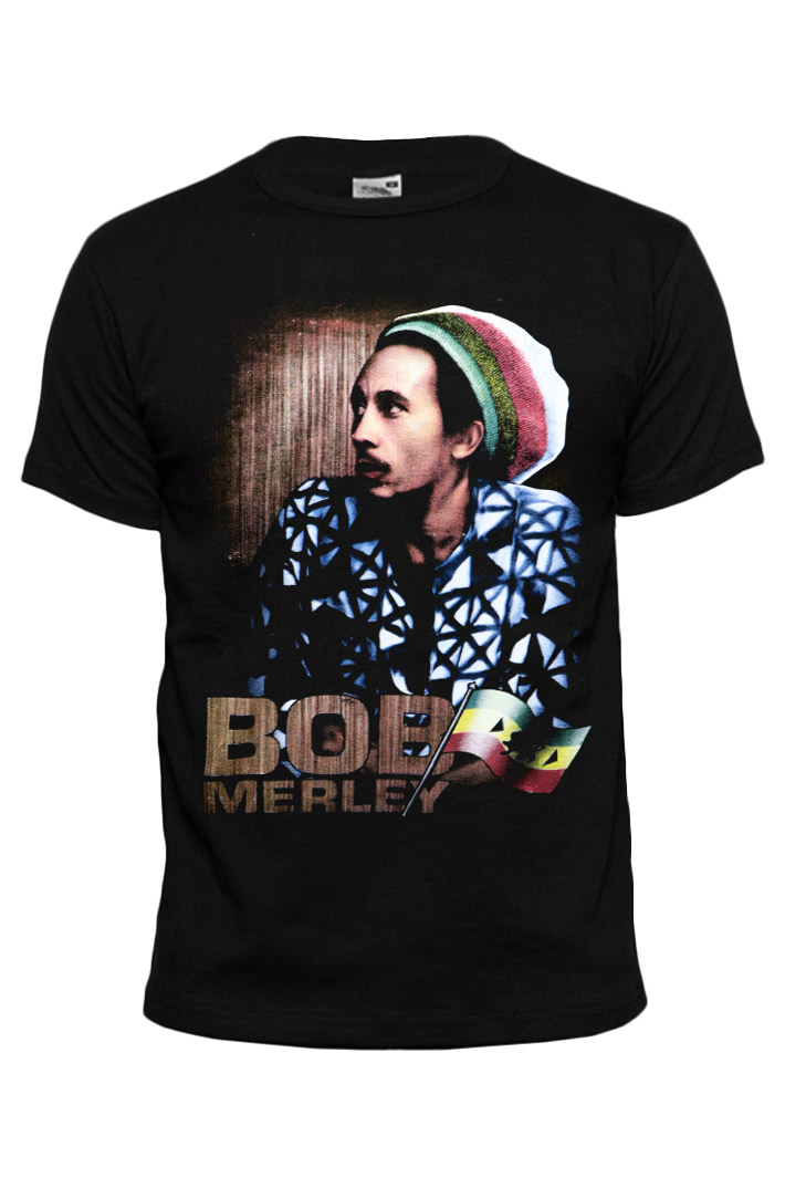 Футболка Hot Rock Bob Marley - фото 1 - rockbunker.ru