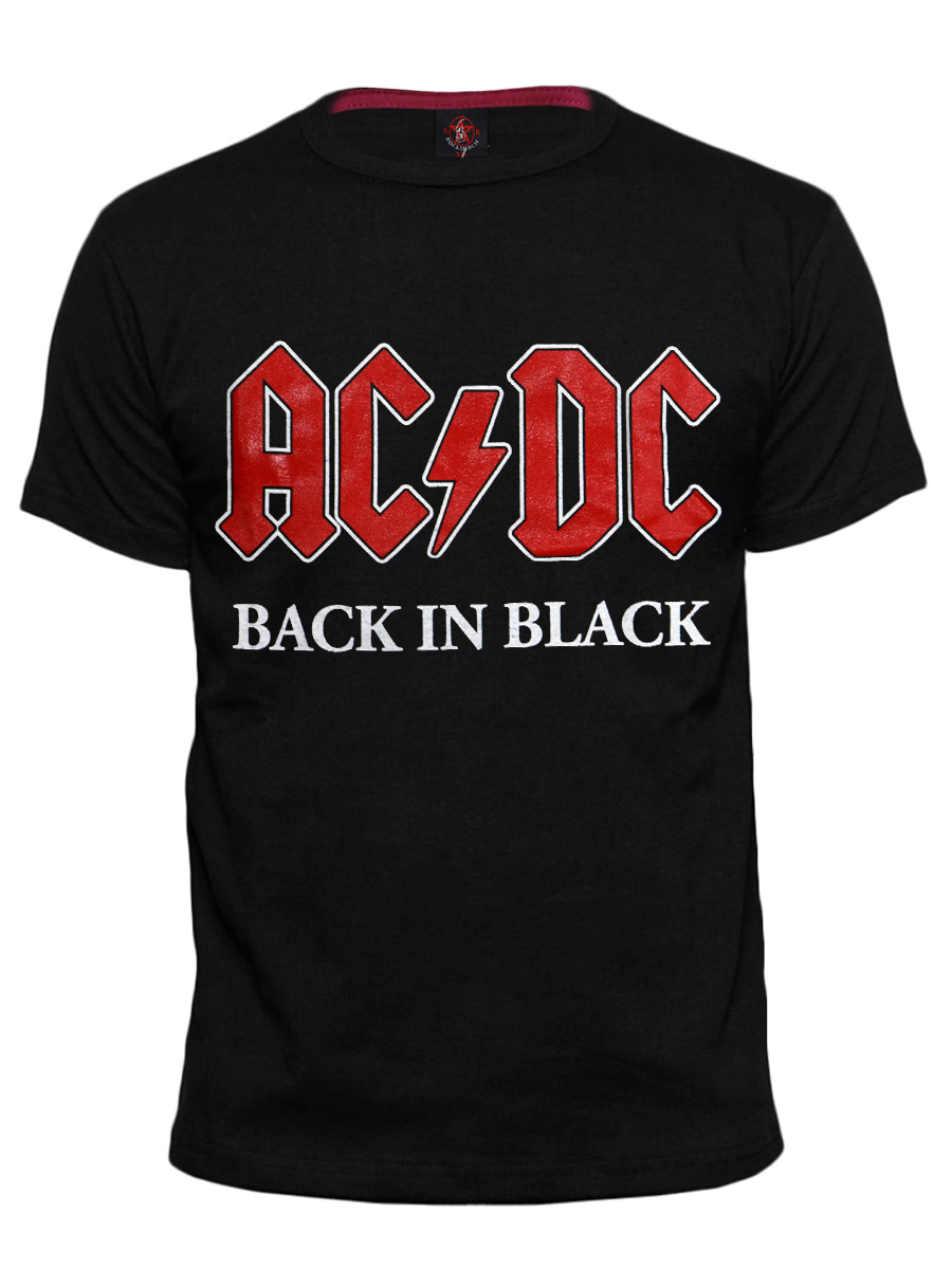 Футболка RockMerch AC DC - фото 1 - rockbunker.ru