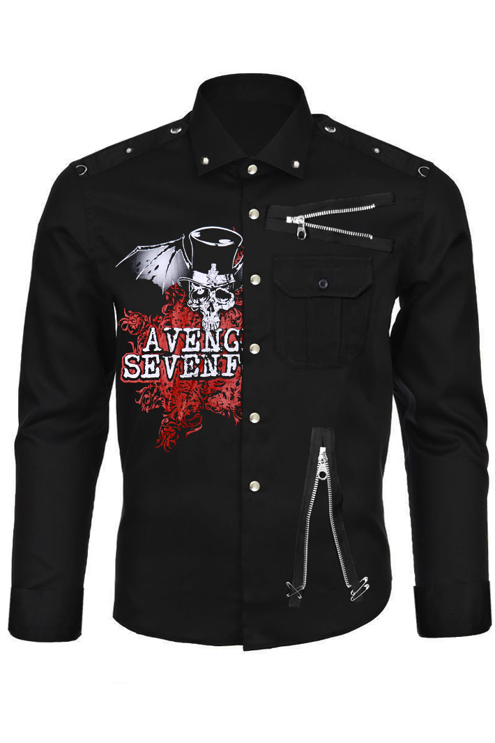 Рубашка Avenged Sevenfold - фото 1 - rockbunker.ru