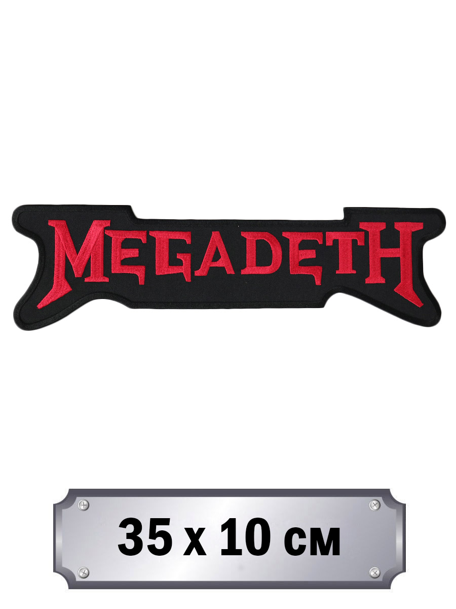 Термонашивка на спину Megadeth - фото 2 - rockbunker.ru
