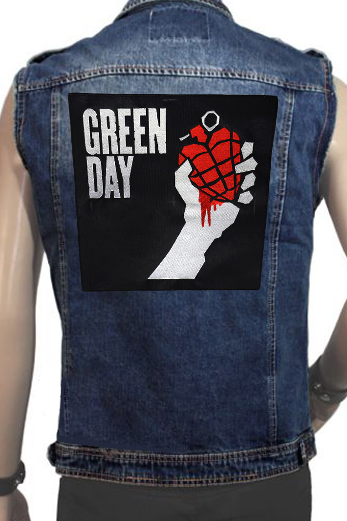 Нашивка с вышивкой Green Day - фото 2 - rockbunker.ru