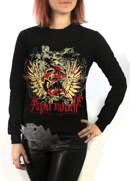 Свитшот RockMerch Papa Roach черный - фото 1 - rockbunker.ru