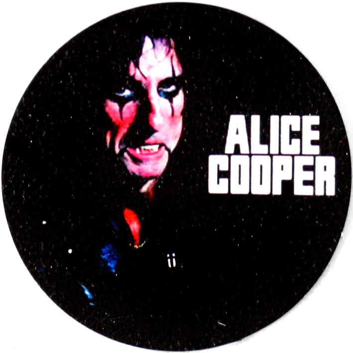 Кожаная нашивка Alice Cooper - фото 1 - rockbunker.ru