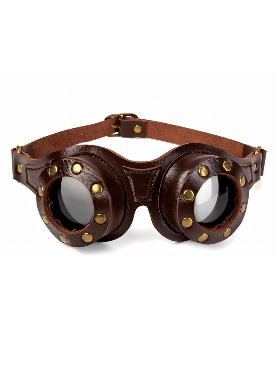 Очки Стимпанк Заклепки - фото 2 - rockbunker.ru