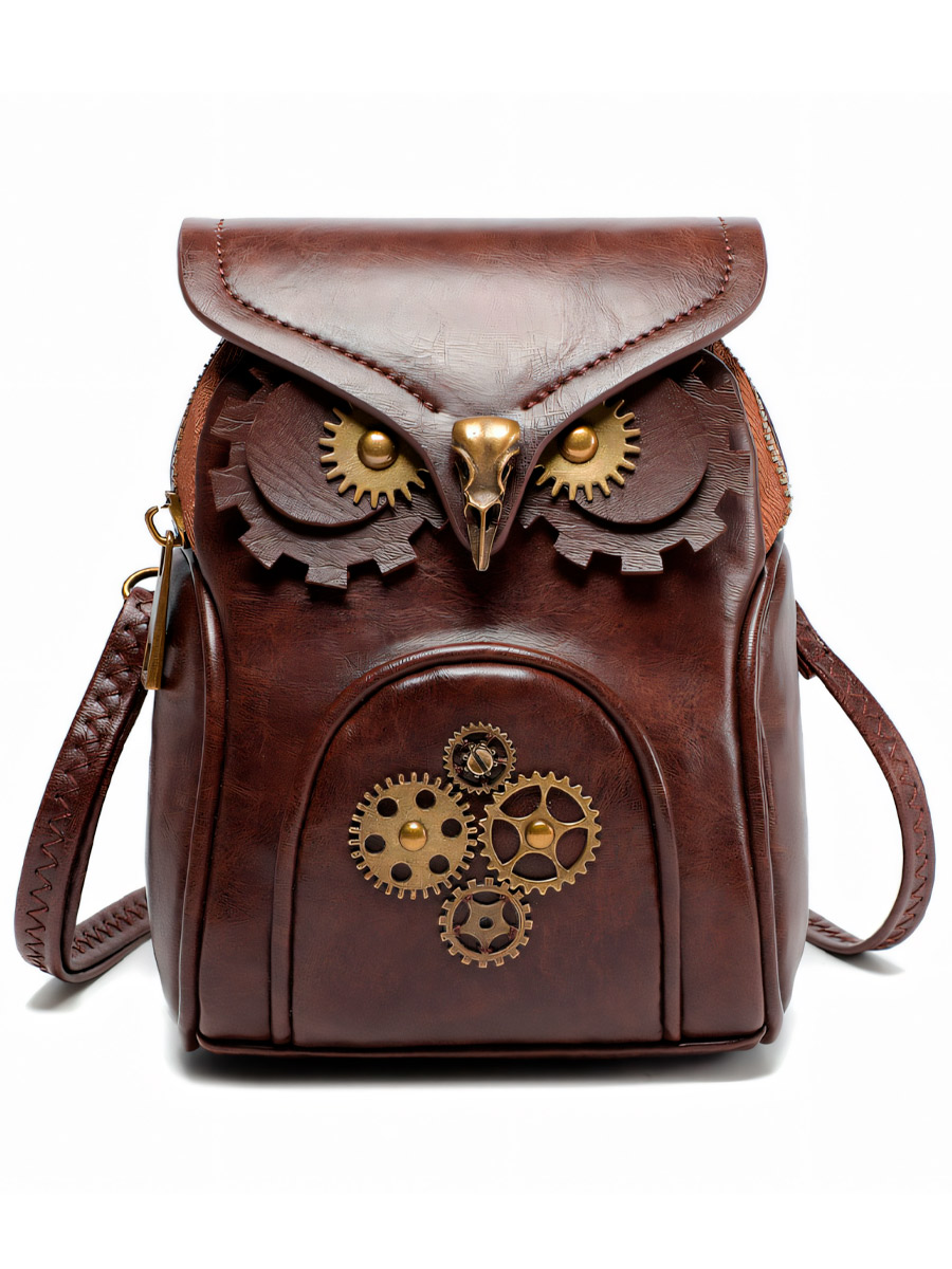 Сумка Стимпанк Сова - фото 2 - rockbunker.ru