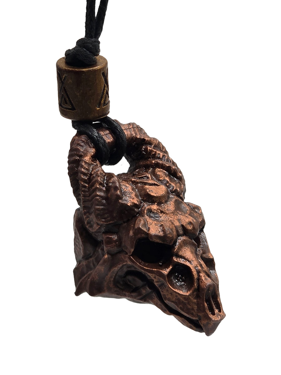 Кулон Череп Дракона - фото 1 - rockbunker.ru