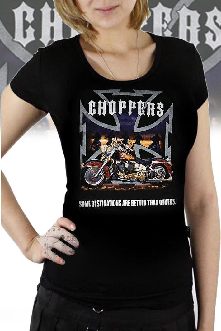 Футболка женская Choppers - фото 1 - rockbunker.ru