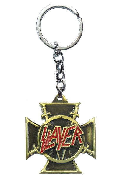 Брелок Slayer - фото 1 - rockbunker.ru