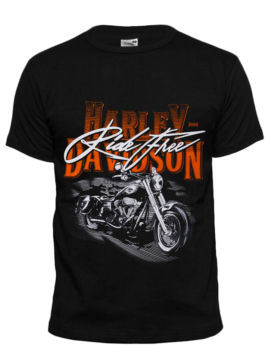 Футболка Harley Davidson - фото 1 - rockbunker.ru