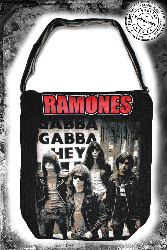 Сумка через плечо Ramones - фото 1 - rockbunker.ru