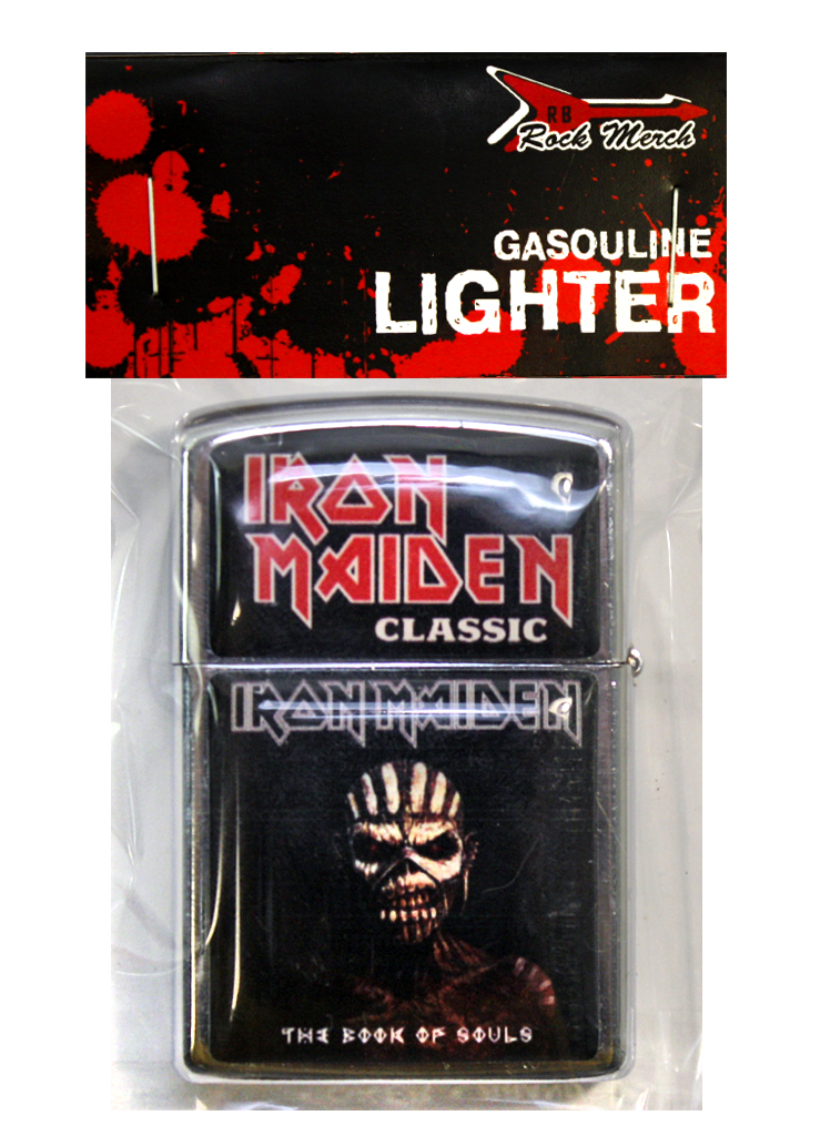 Зажигалка RockMerch Iron Maiden - фото 2 - rockbunker.ru