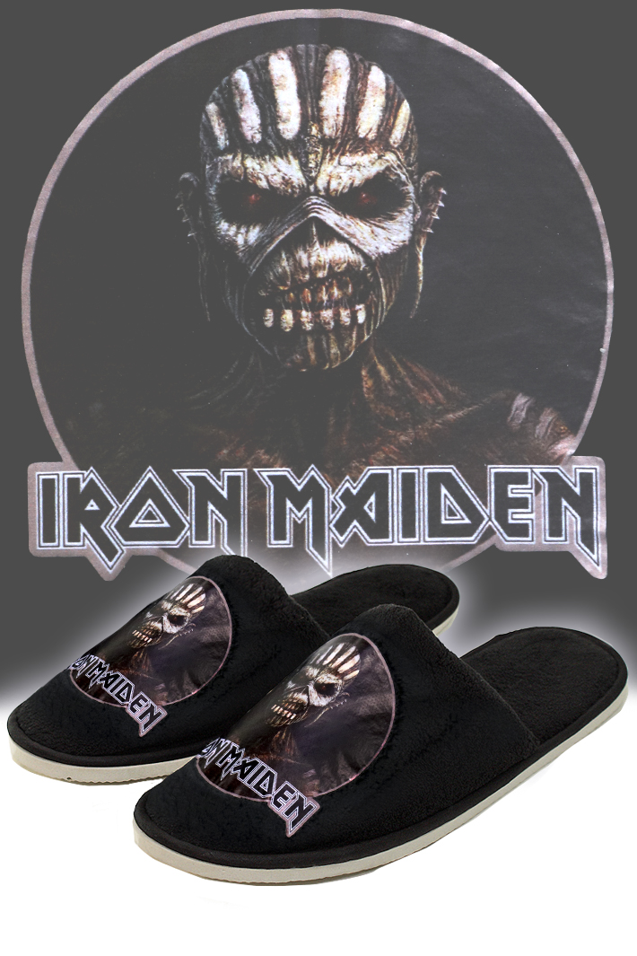 Тапочки Iron Maiden - фото 1 - rockbunker.ru