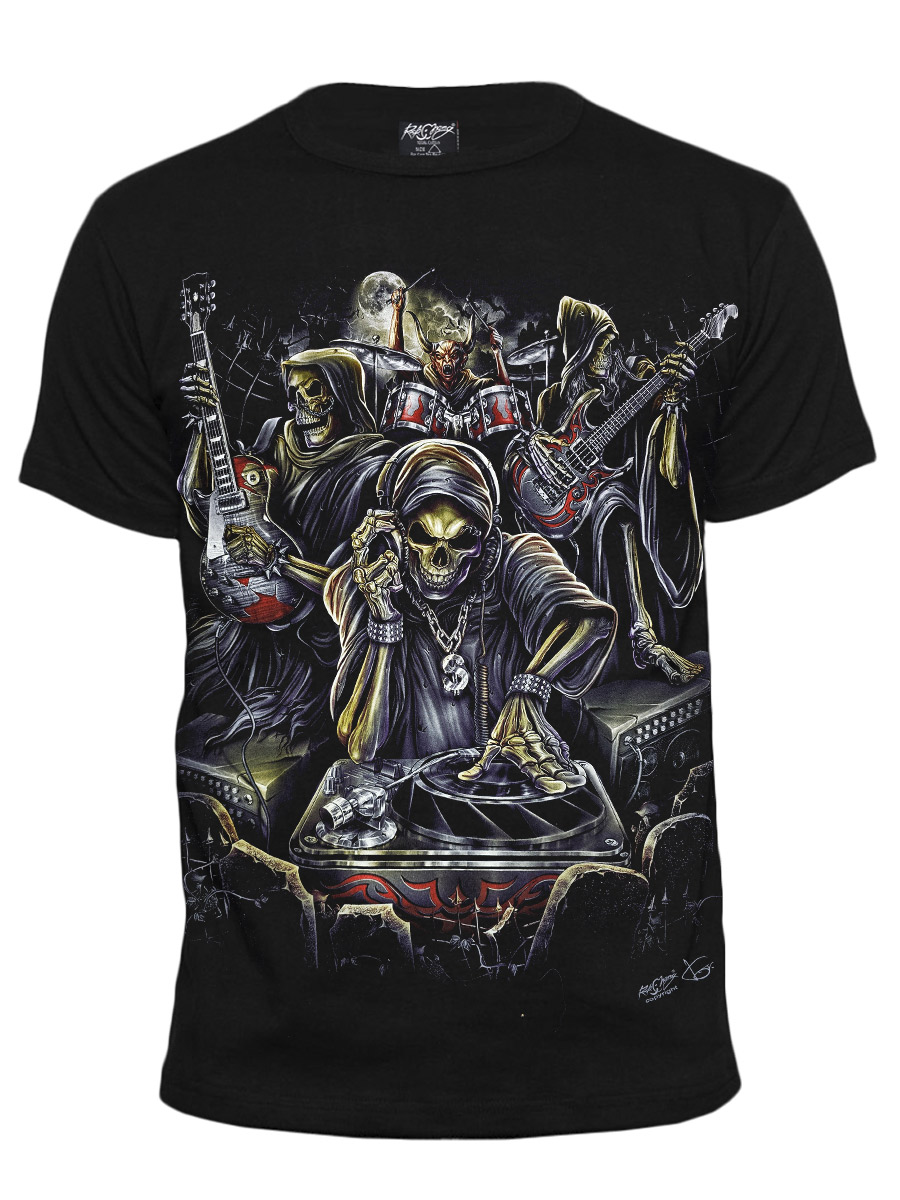 Футболка Rock Chang Диджей Смерть - фото 1 - rockbunker.ru