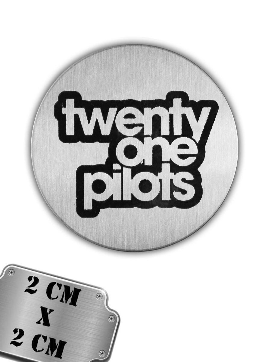 Значок-пин Twenty One Pilots - фото 1 - rockbunker.ru