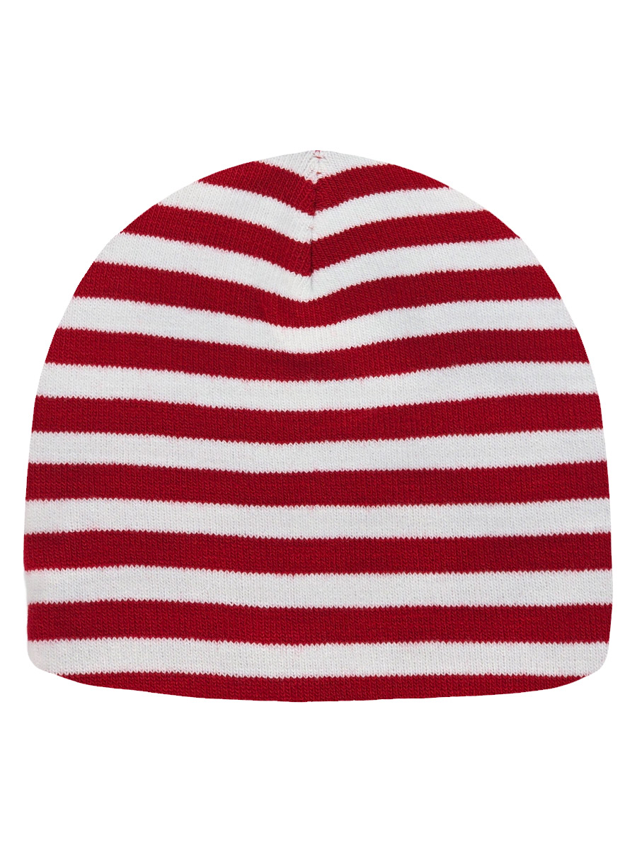 Шапка Роджер Полоска красная - фото 2 - rockbunker.ru