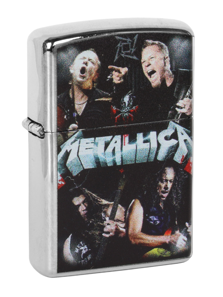 Зажигалка RockMerch с принтом Metallica - фото 1 - rockbunker.ru