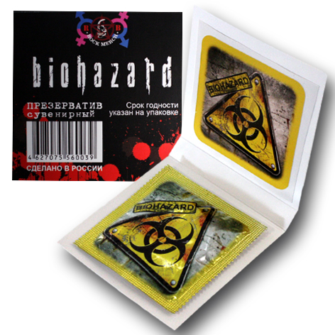 Презерватив RockMerch Biohazard - фото 2 - rockbunker.ru