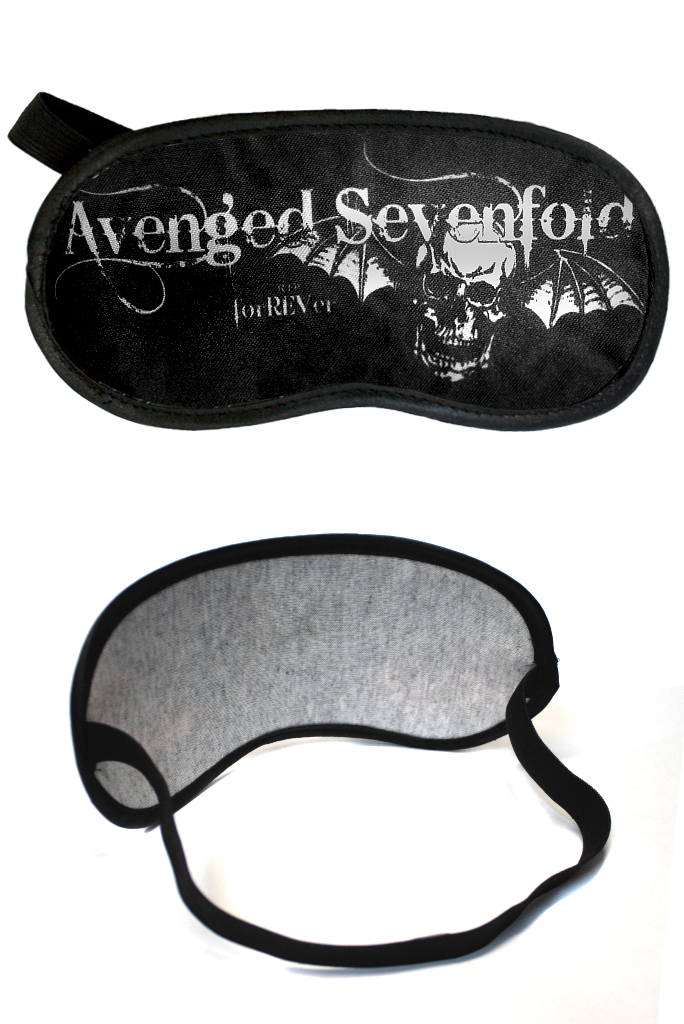 Маска для сна Avenged Sevenfold - фото 2 - rockbunker.ru