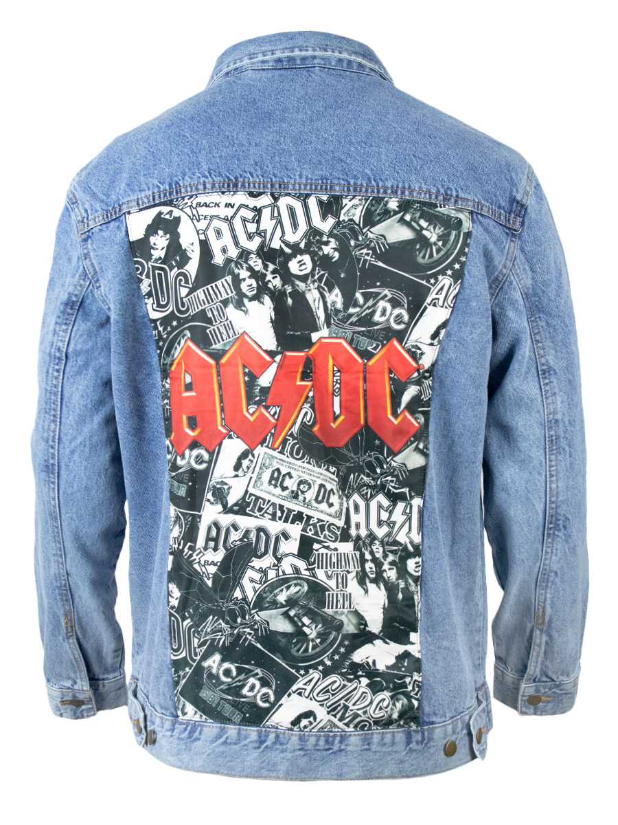 Куртка джинсовая AC DC - фото 2 - rockbunker.ru