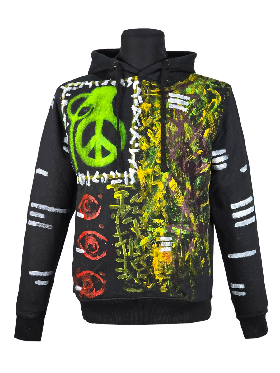 Толстовка кастомная Radiation - фото 1 - rockbunker.ru