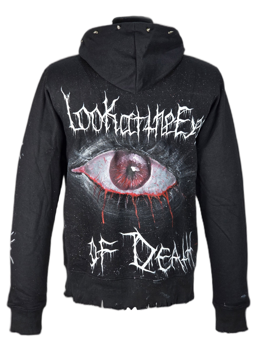 Кастомная толстовка Eye of Death - фото 2 - rockbunker.ru