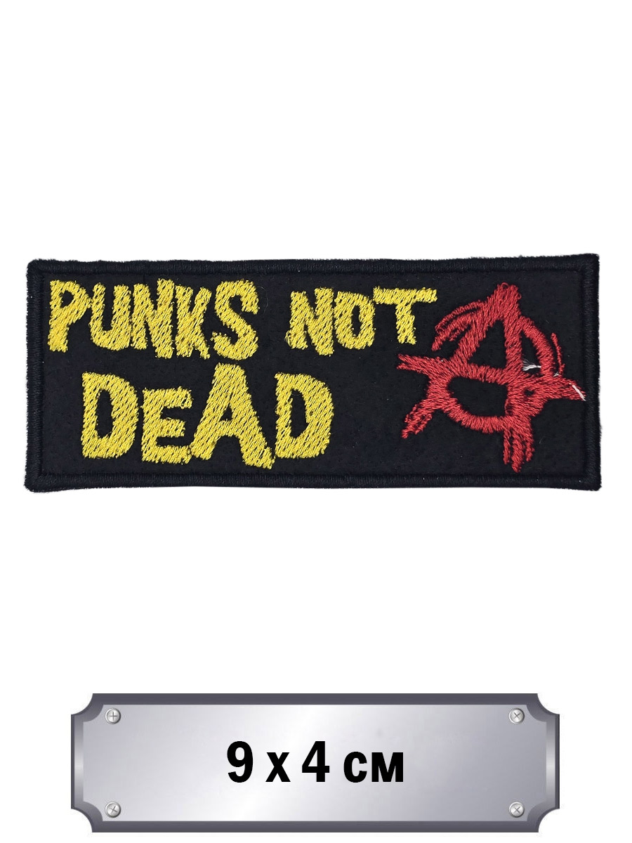 Термонашивка RockMerch Punks Not Dead - фото 1 - rockbunker.ru
