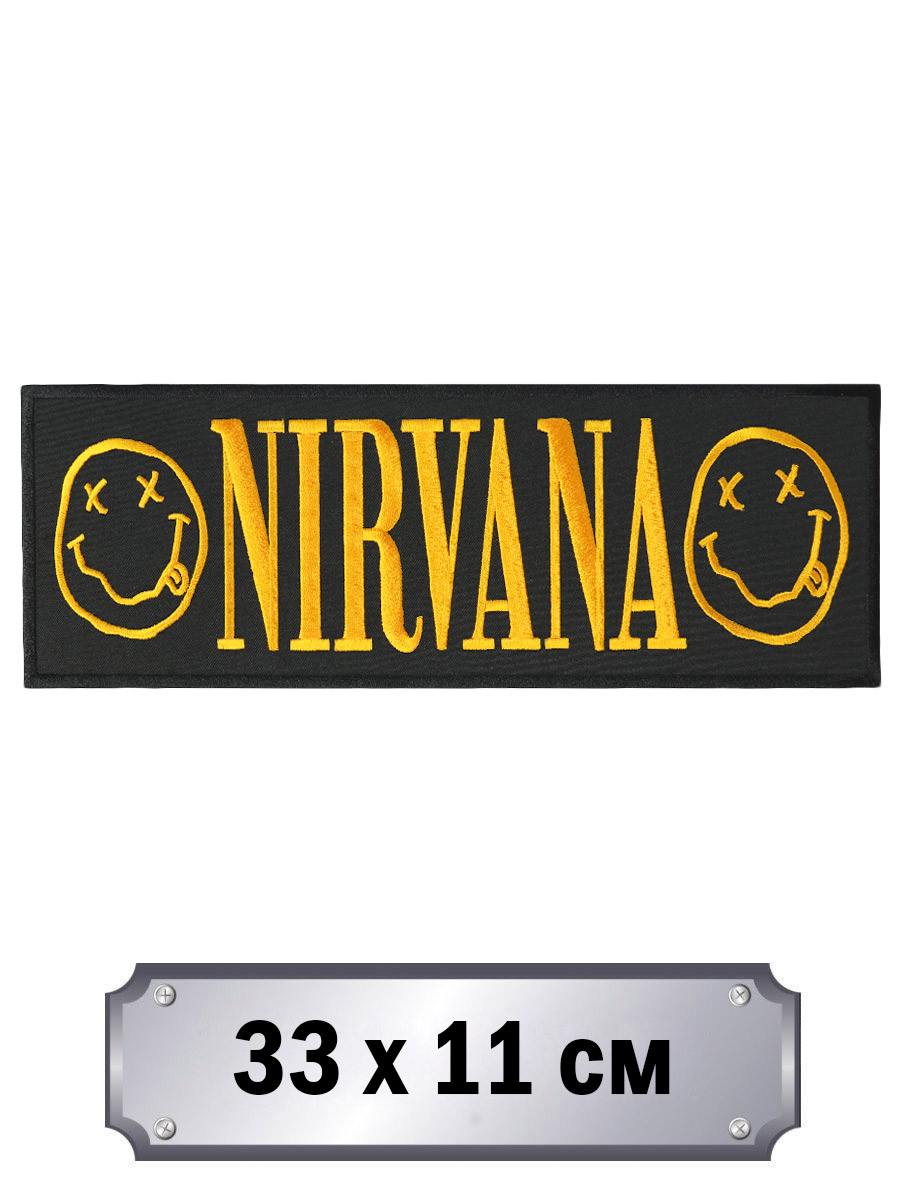Термонашивка на спину Nirvana - фото 2 - rockbunker.ru