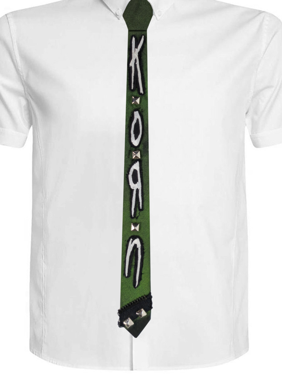 Галстук кастомный Korn - фото 1 - rockbunker.ru