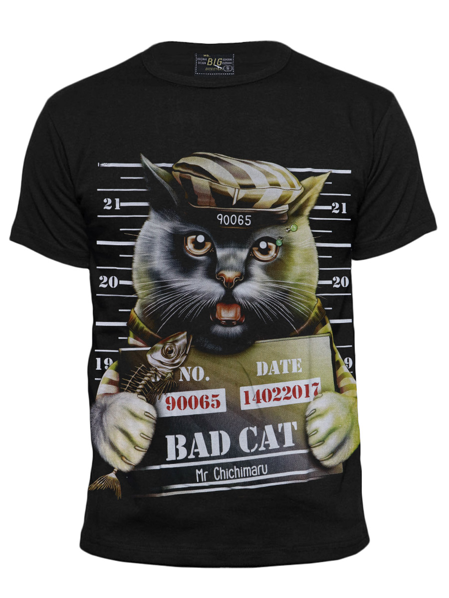 Футболка Mr.Big Bad Cat - фото 1 - rockbunker.ru